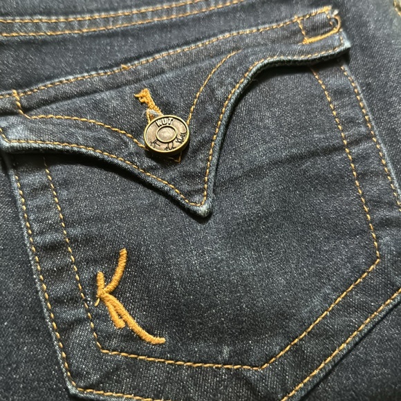 KUT from the Kloth dark denim skinny cropped jeans women's Size 8 - Picture 5 of 5